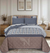 Quilted Comforter Set 6 Pcs Design 924