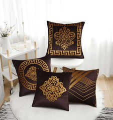 Velvet 4 PCs Digital Printed Cushions Cover Ds#258