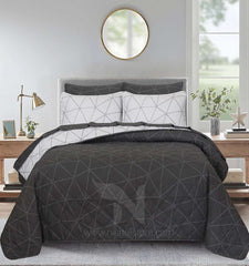 Quilted Comforter Set 6 Pcs Design 907
