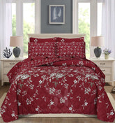 Quilted Comforter Set 6 Pcs Design 933