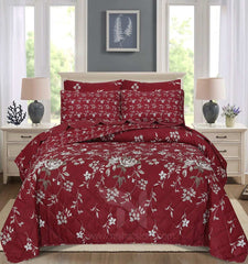 Quilted Comforter Set 6 Pcs Design 933