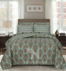 Quilted Comforter Set 6 Pcs Design 901
