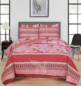 Quilted Comforter Set 6 Pcs Design 988
