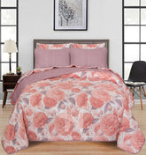 Quilted Comforter Set 6 Pcs Design 990
