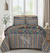 Quilted Comforter Set 6 Pcs Design 902