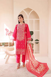 3 Piece – Embroidered Cotton Suit # 13