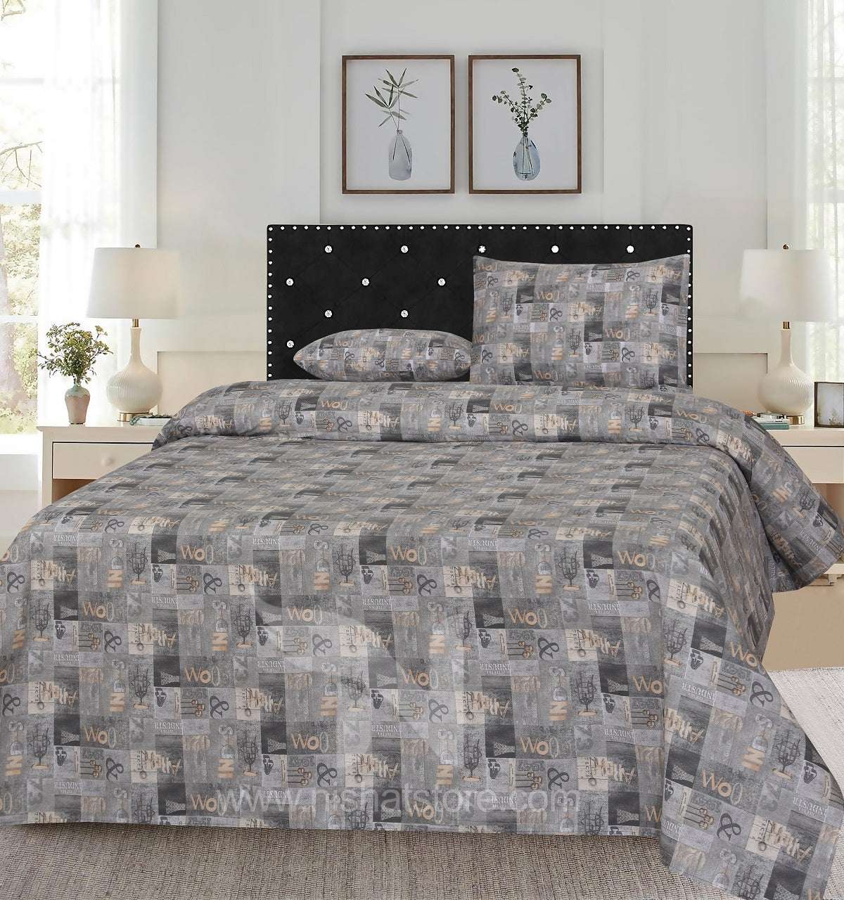 Double Bed Sheet Design NC-C 6023