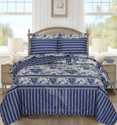 Quilted Comforter Set 6 Pcs Design 966