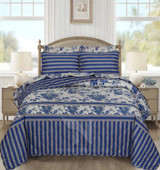 Quilted Comforter Set 6 Pcs Design 966