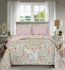 Quilted Comforter Set 6 Pcs Design 917