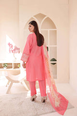 3 Piece – Embroidered Cotton Suit # 15
