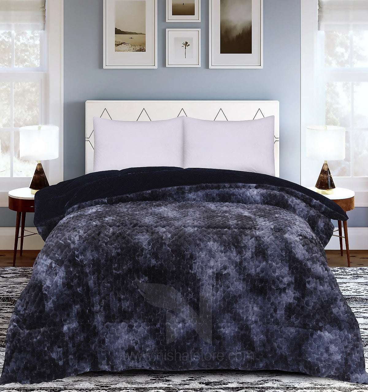 1 PC Double Fluffy Velvet Quilt NCS #167