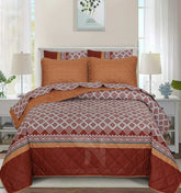 Quilted Comforter Set 6 Pcs Design 968