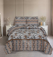 Quilted Comforter Set 6 Pcs Design 977