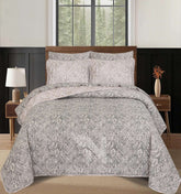 Quilted Comforter Set 6 Pcs Design 970