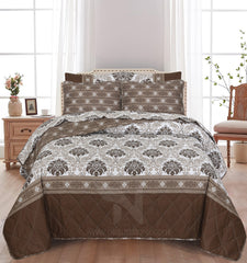 Quilted Comforter Set 6 Pcs Design 1000