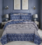 Quilted Comforter Set 6 Pcs Design 992