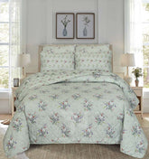 Quilted Comforter Set 6 Pcs Design 972