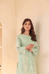 2 Piece – Embroidered Cotton Suit # 42