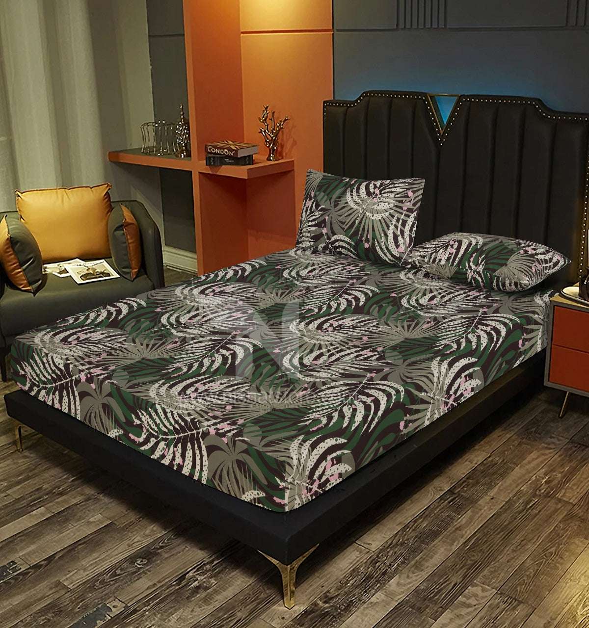 Fitted Double Bed Sheet DS# 270