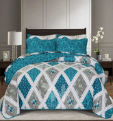 Quilted Comforter Set 6 Pcs Design 949