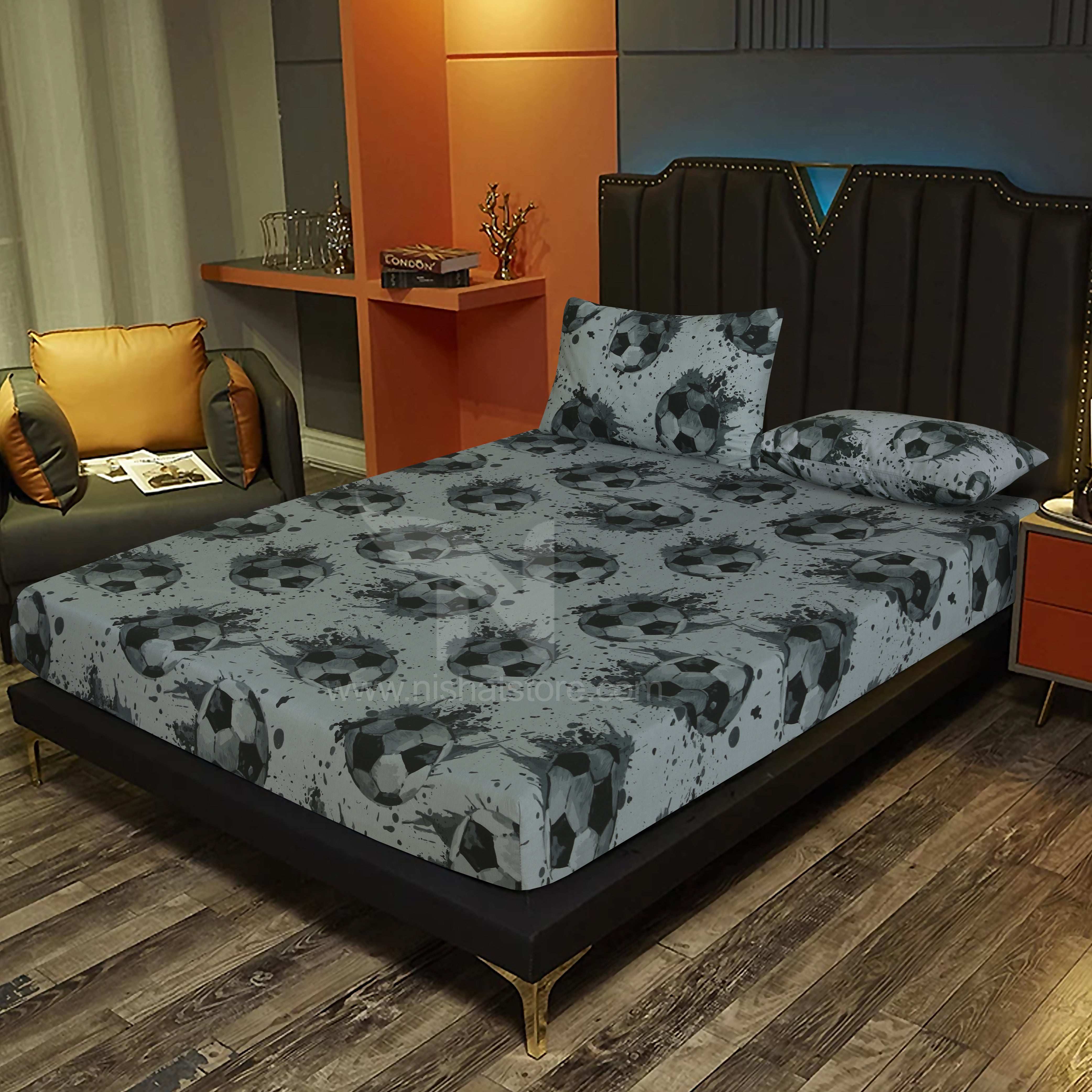 Fitted Double Bed Sheet DS# 318