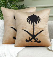 Velvet 2 PCs Digital Printed Cushions Cover Ds#262