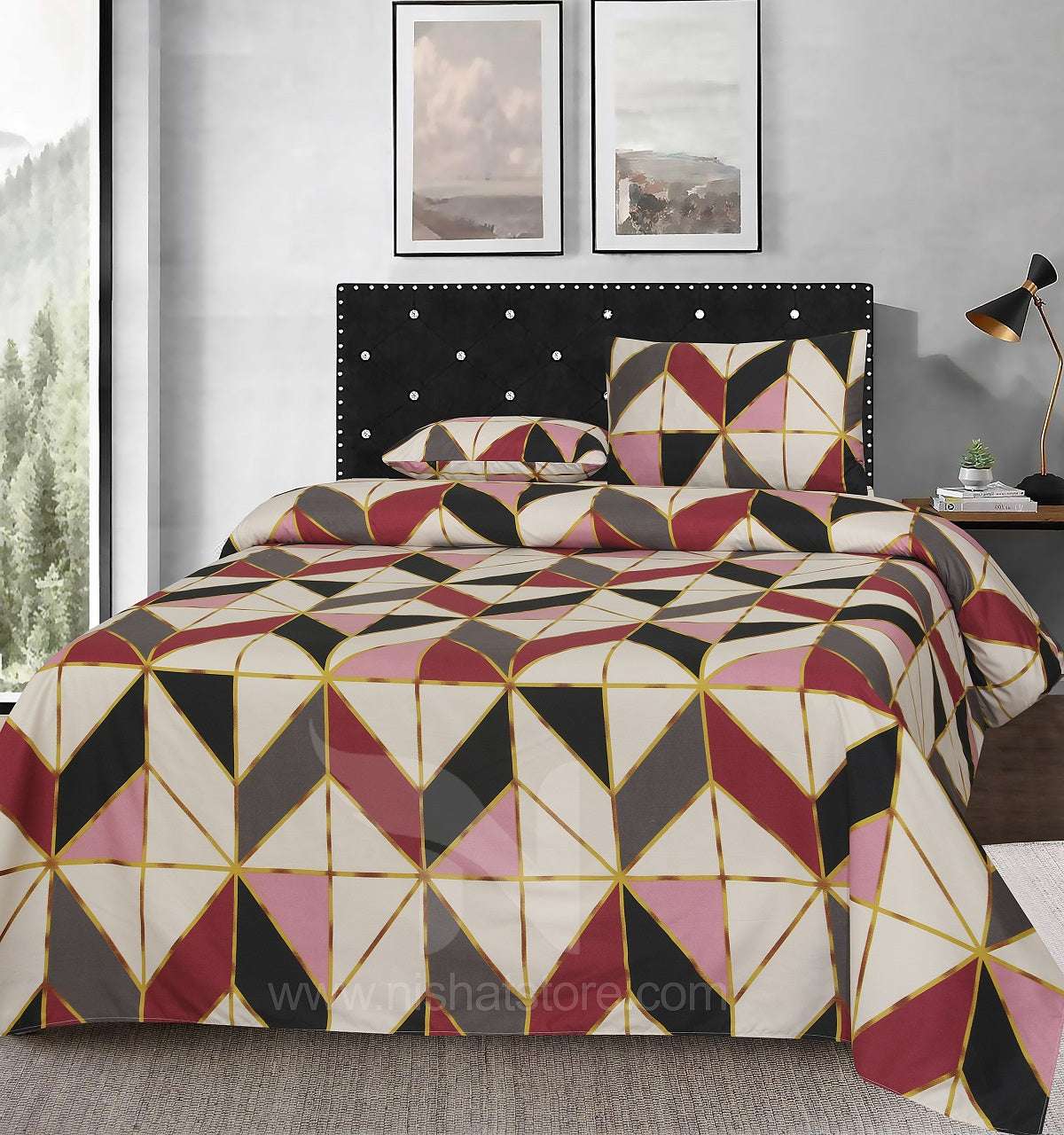 Double Bed Sheet Design NC-M 6063