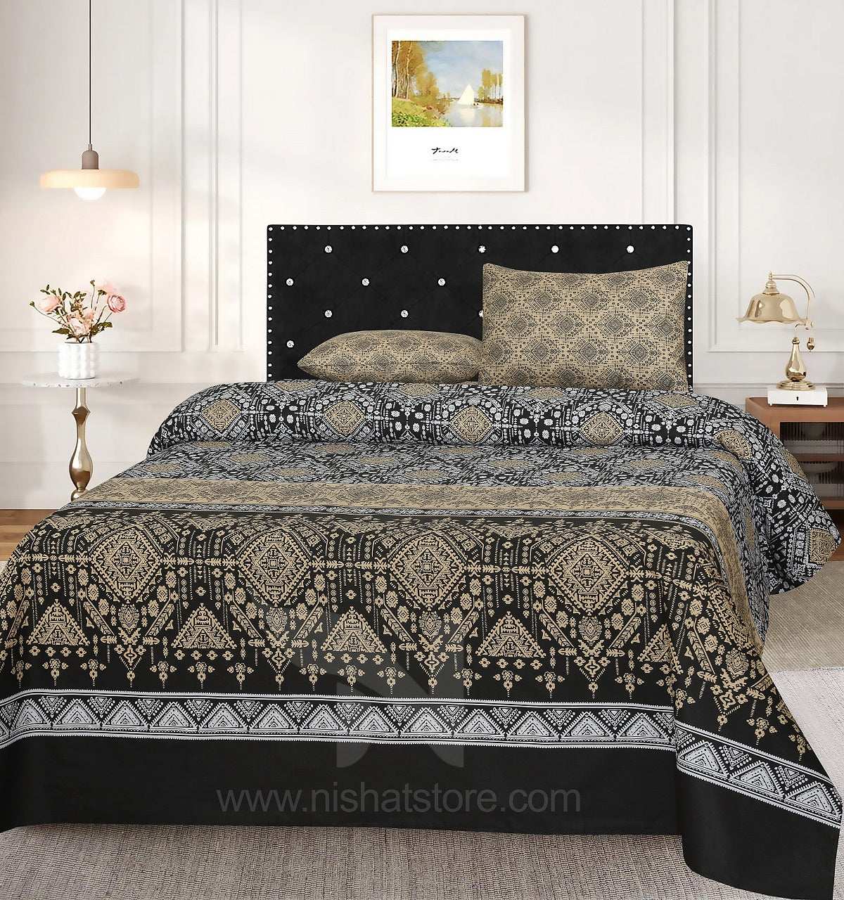 Double Bed Sheet Design NC-C 6005