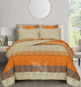 Quilted Comforter Set 6 Pcs Design 939