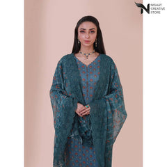 3 Piece Printed Lawn MI Vol CBCA 05 - 23 DS # 09 - Nishat Creative Store