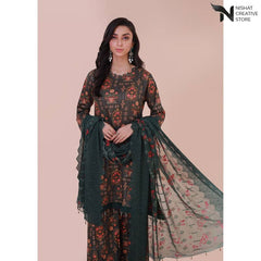 3 Piece Printed Lawn MI Vol CBCA 05 - 23 DS # 11 - Nishat Creative Store