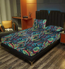 Fitted Double Bed Sheet DS# 274