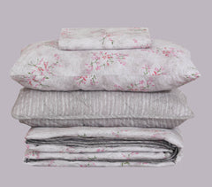 Quilted Comforter Set 6 Pcs Design 973