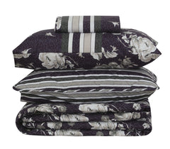 Quilted Comforter Set 6 Pcs Design 946