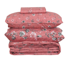 Quilted Comforter Set 6 Pcs Design 1005