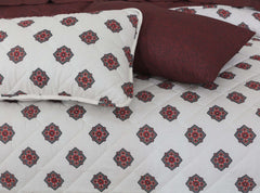 Quilted Comforter Set 6 Pcs Design 918