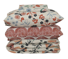 Quilted Comforter Set 6 Pcs Design 909