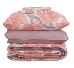 Quilted Comforter Set 6 Pcs Design 990