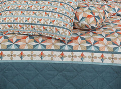 Quilted Comforter Set 6 Pcs Design 991