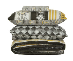 Quilted Comforter Set 6 Pcs Design 929