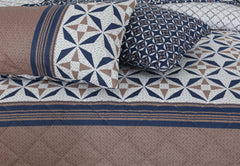Quilted Comforter Set 6 Pcs Design 924