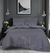 6 Pcs Stripe Satin Quilt Cover Design #226