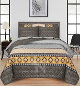 Quilted Comforter Set 6 Pcs Design 999