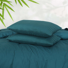 6 Pcs Stripe Satin Quilt Cover Design #227