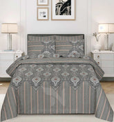 Floral Reversible Cotton Quilt Cover 6 Pcs Design #197