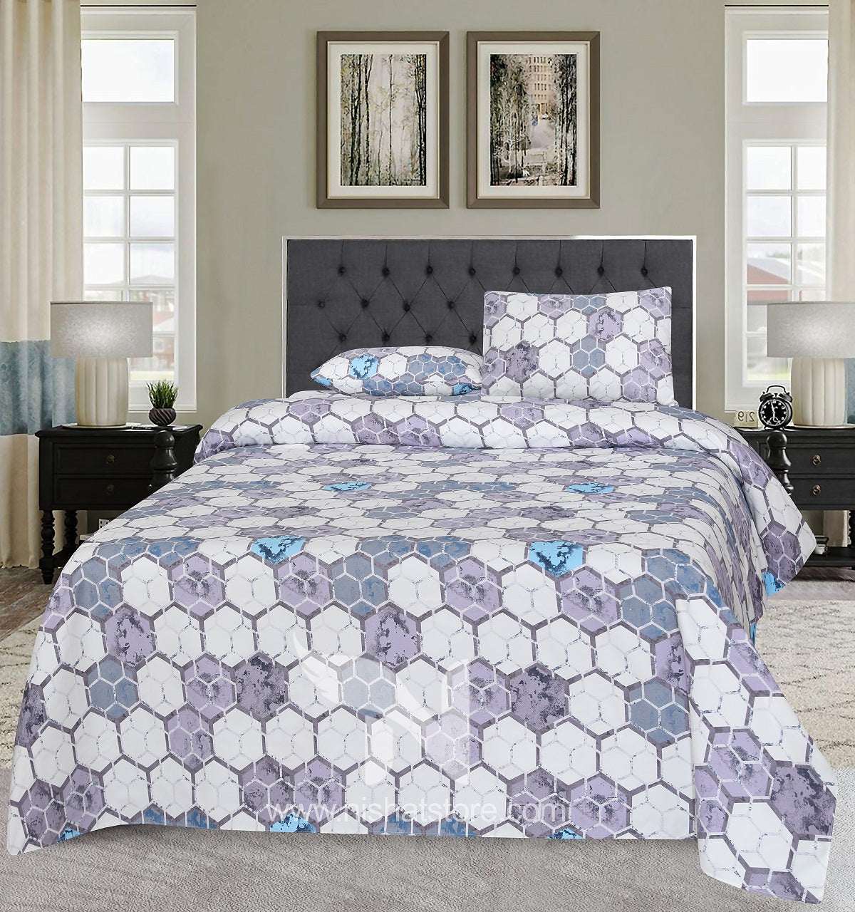 Double Bed Sheet Design NC-C 7177