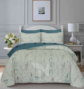 Quilted Comforter Set 6 Pcs Design 919
