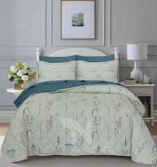 Quilted Comforter Set 6 Pcs Design 919