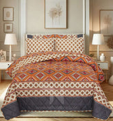 Quilted Comforter Set 6 Pcs Design 983